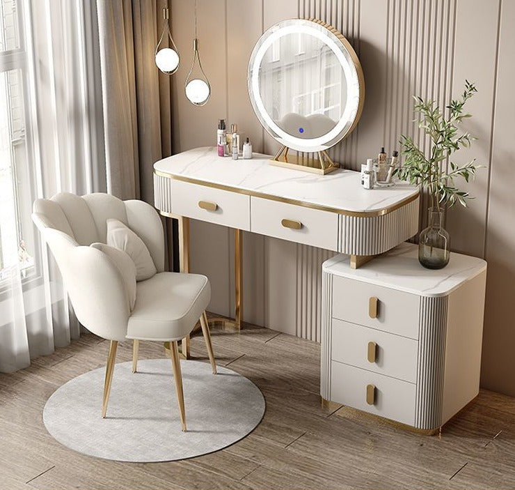 Bedroom Vanities Light Luxury Solid Wood Schminktisch Set Dressing Table Sets