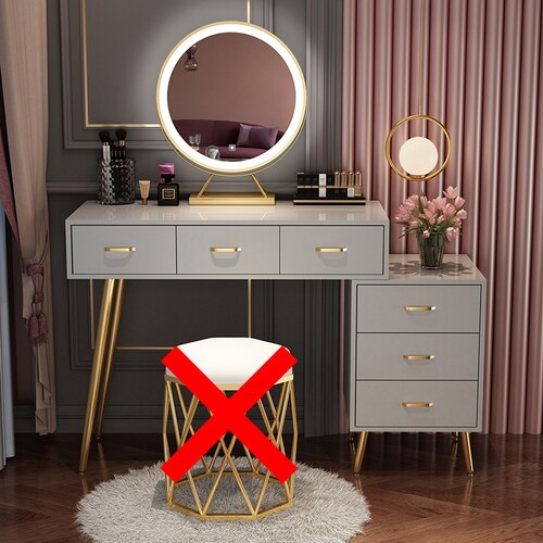 Bedroom Vanities Small Modern Schminktisch Set Bedroom Minimalist Furniture Dressing Table Set