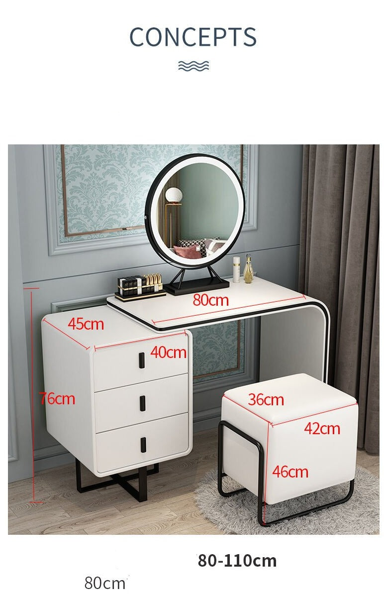 Dressing Table Set Vanity Nordic Ins Bedroom Furniture Luxury Schminktisch Set