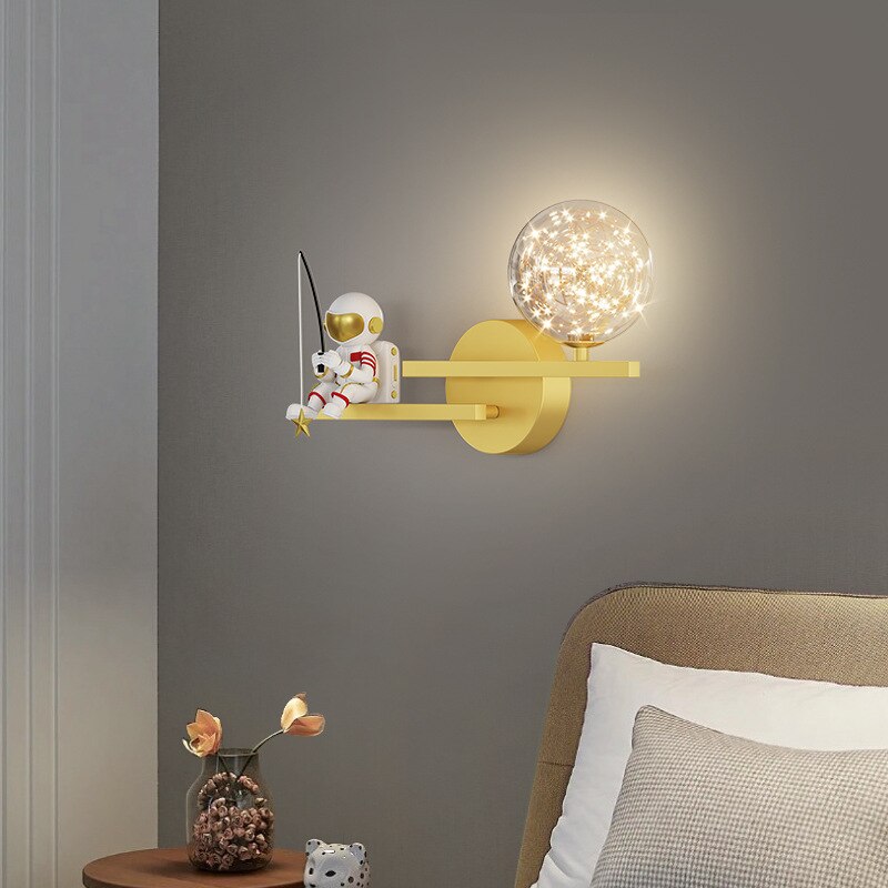 Wall Lamps Modern LED Sconce Simple Nordic Astronaut Kids Wall Lights