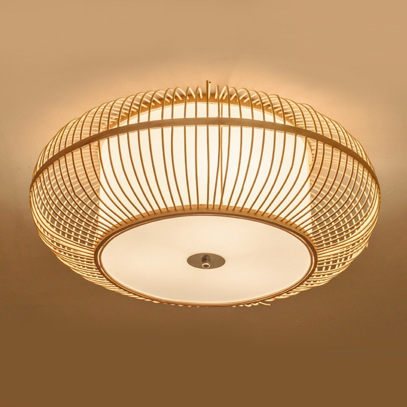 Ceiling Light Bamboo Handmade Lights Wood Ceiling Lights