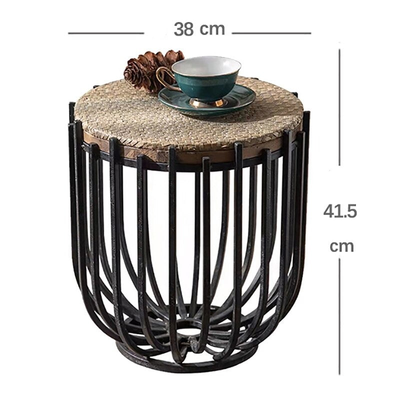 Coffee Table Nordic Wrought Iron Living Room Couchtisch Side Tisch Retro Small Round Tables