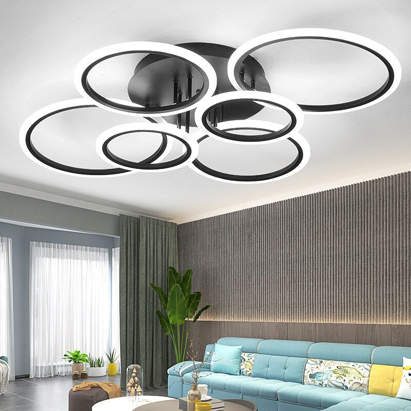 Ceiling Light Modern Led Gold Ring Interior Ceiling Lights