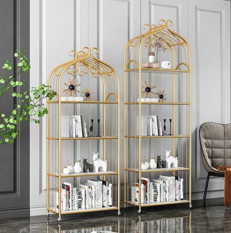 Storage Cabinets Living Room Nordic Racks Iron Art Bird Cage Storage Organizer Schränke