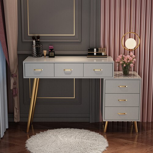 Bedroom Vanities Small Modern Schminktisch Set Bedroom Minimalist Furniture Dressing Table Set