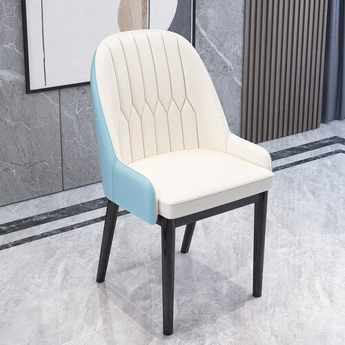 Round Chair Simple and Light Nordic Dining Chair Home Armchair Stool Desk Furniture