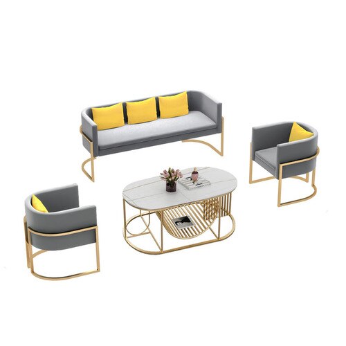 Sofa Set Living Room Leisure Simple Modern Sofas Tables Sets