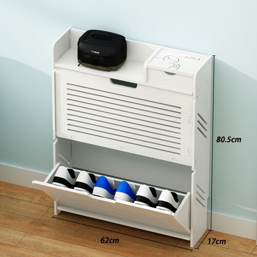 Shoe Cabinets Narrow Shoe Rack Ultra Thin Tipping Storage Bench Shoe Organizer Schuhschränke