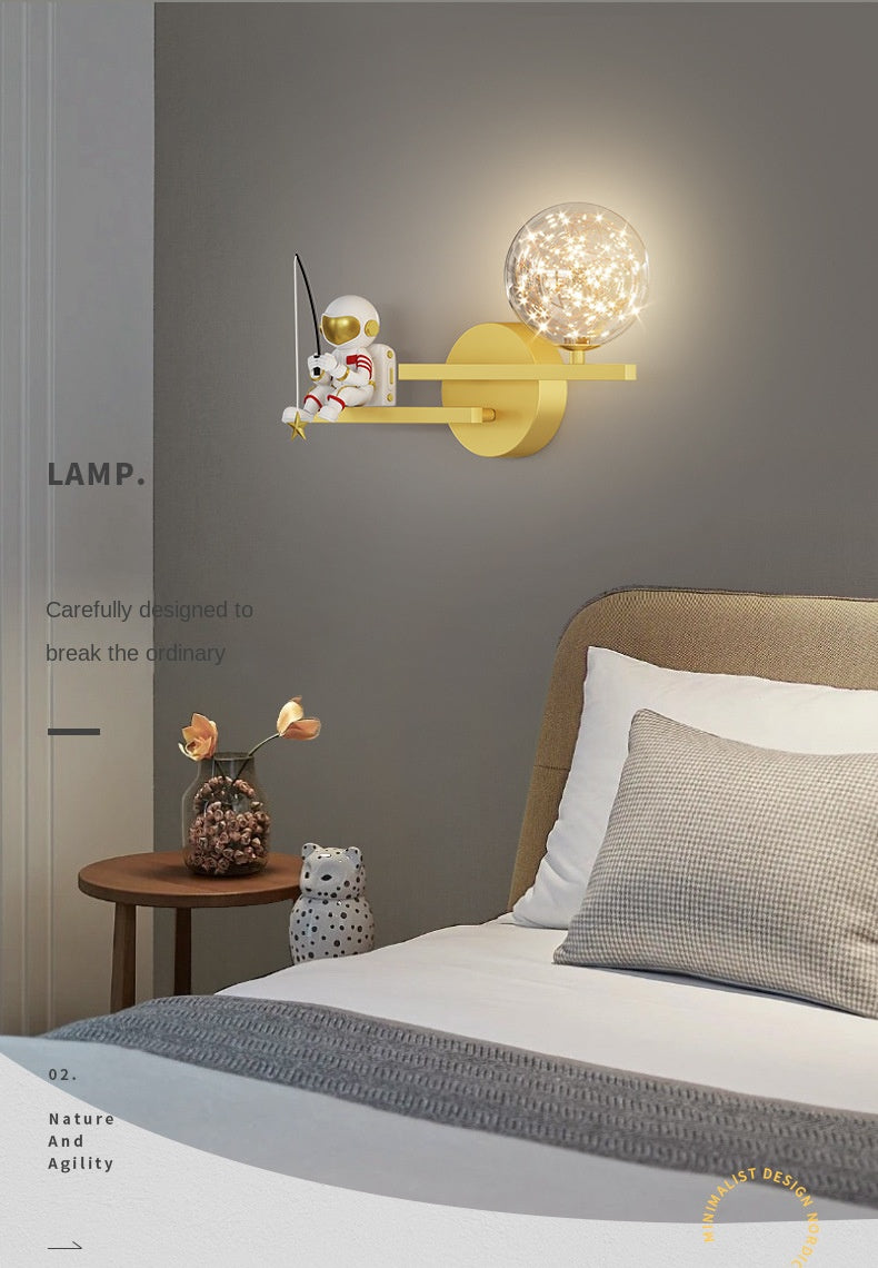 Wall Lamps Modern LED Sconce Simple Nordic Astronaut Kids Wall Lights