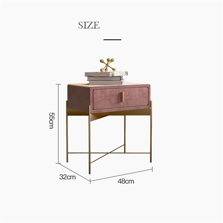 Bedside Cabinet Bedroom Bedside Nachttisch Luxury Nordic Cloakroom Drawer Nightstands