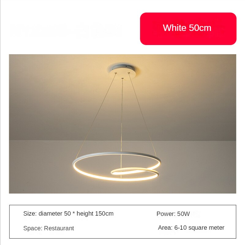 Pendant Light Modern Led  Ring Hanging Pendant Lights