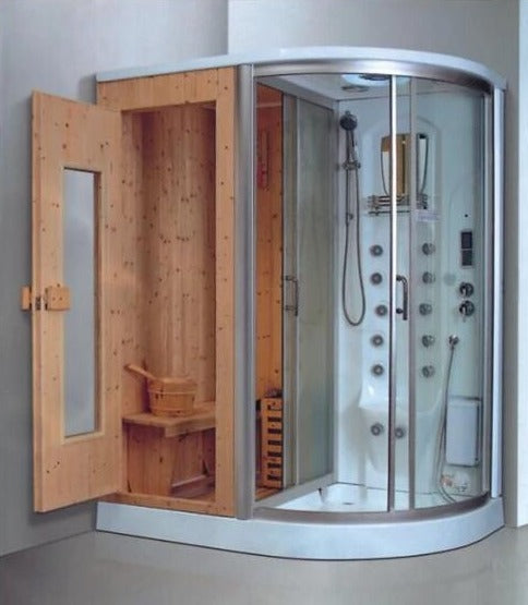 Bathroom Shower Cabin Wet Steam Duschkabinen Enclosure Comp. Control Sauna Cabins