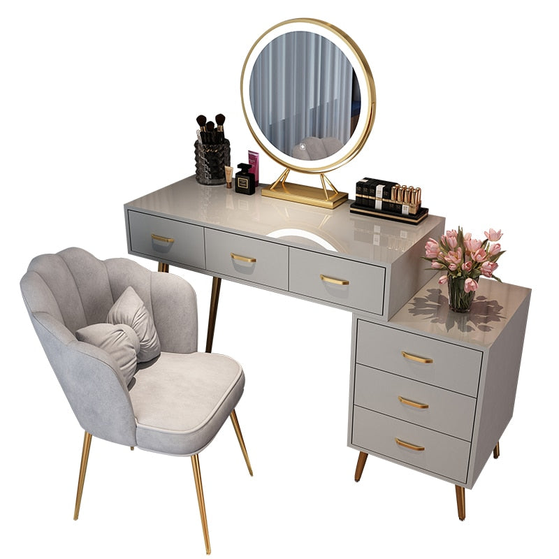 Bedroom Vanities Small Modern Schminktisch Set Bedroom Minimalist Furniture Dressing Table Set