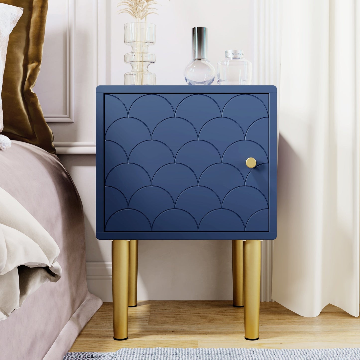 Bedside Cabinet Bedroom Bedside Nachttisch Modern Wooden Nightstand