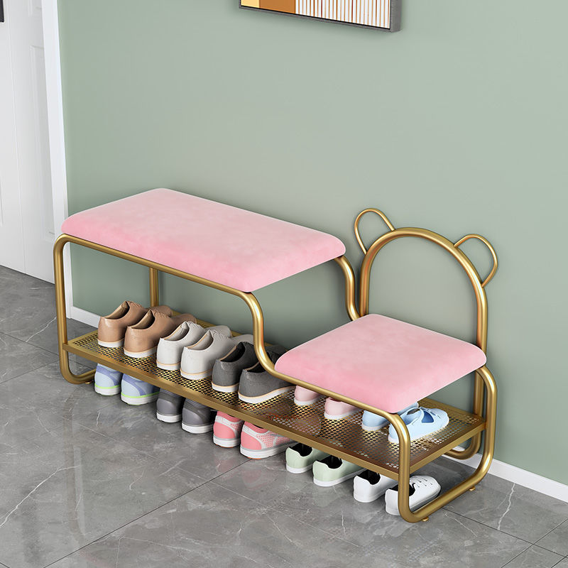 Shoe Cabinets Nordic Light Shoe Stool Furniture Bench Storage Shoe Rack Schuhschränke