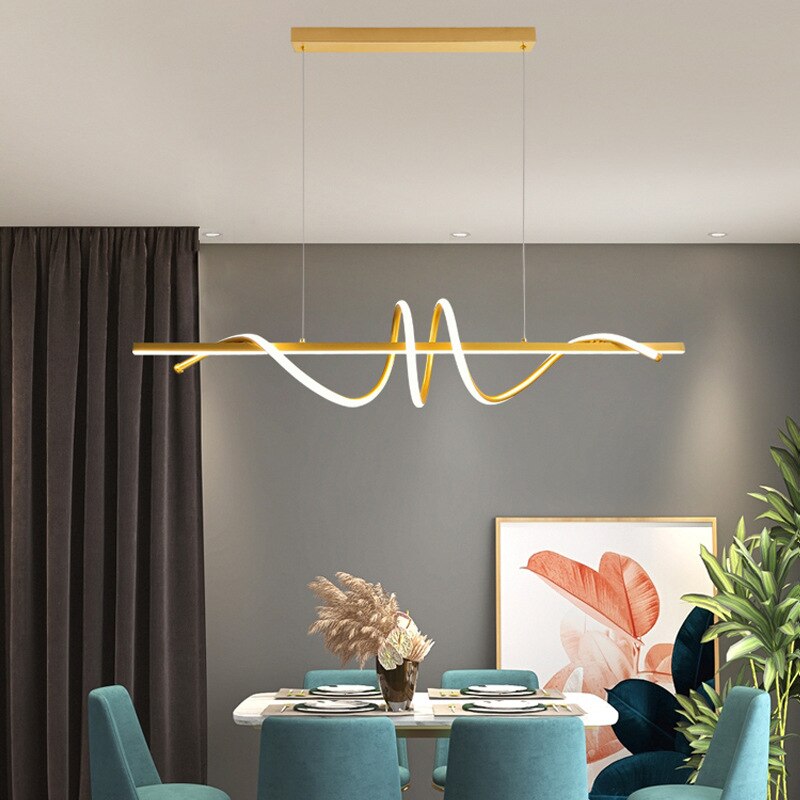 Pendant Light Italian Led Gold Lighting Modern Long Hallway Interior Pendant Lights