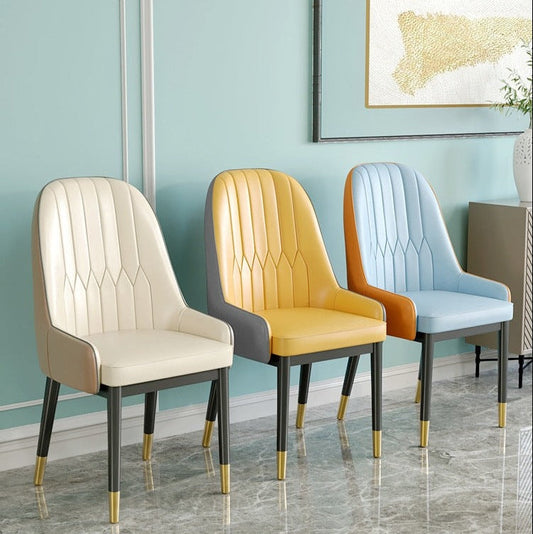 Round Chair Simple and Light Nordic Dining Chair Home Armchair Stool Desk Furniture