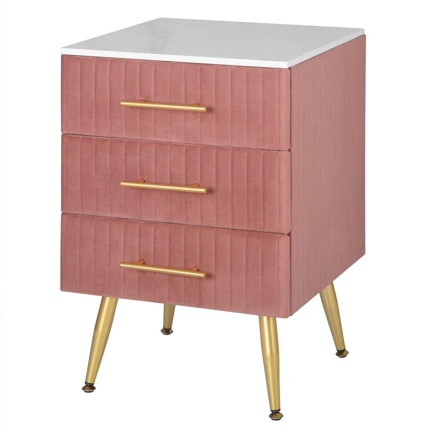 Bedside Cabinet White Pink Bedroom Nightstands Bedside Nachttisch