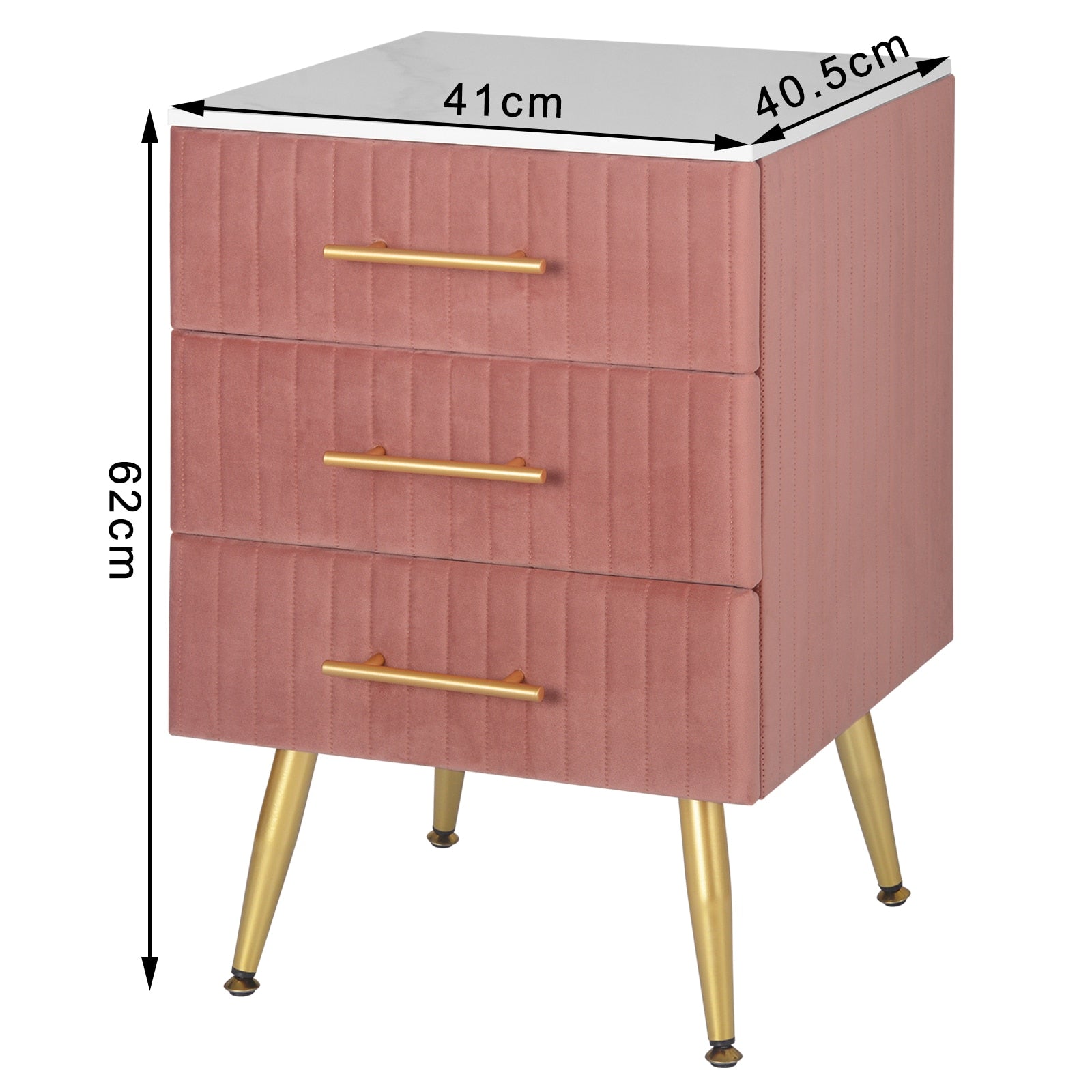 Bedside Cabinet White Pink Bedroom Nightstands Bedside Nachttisch