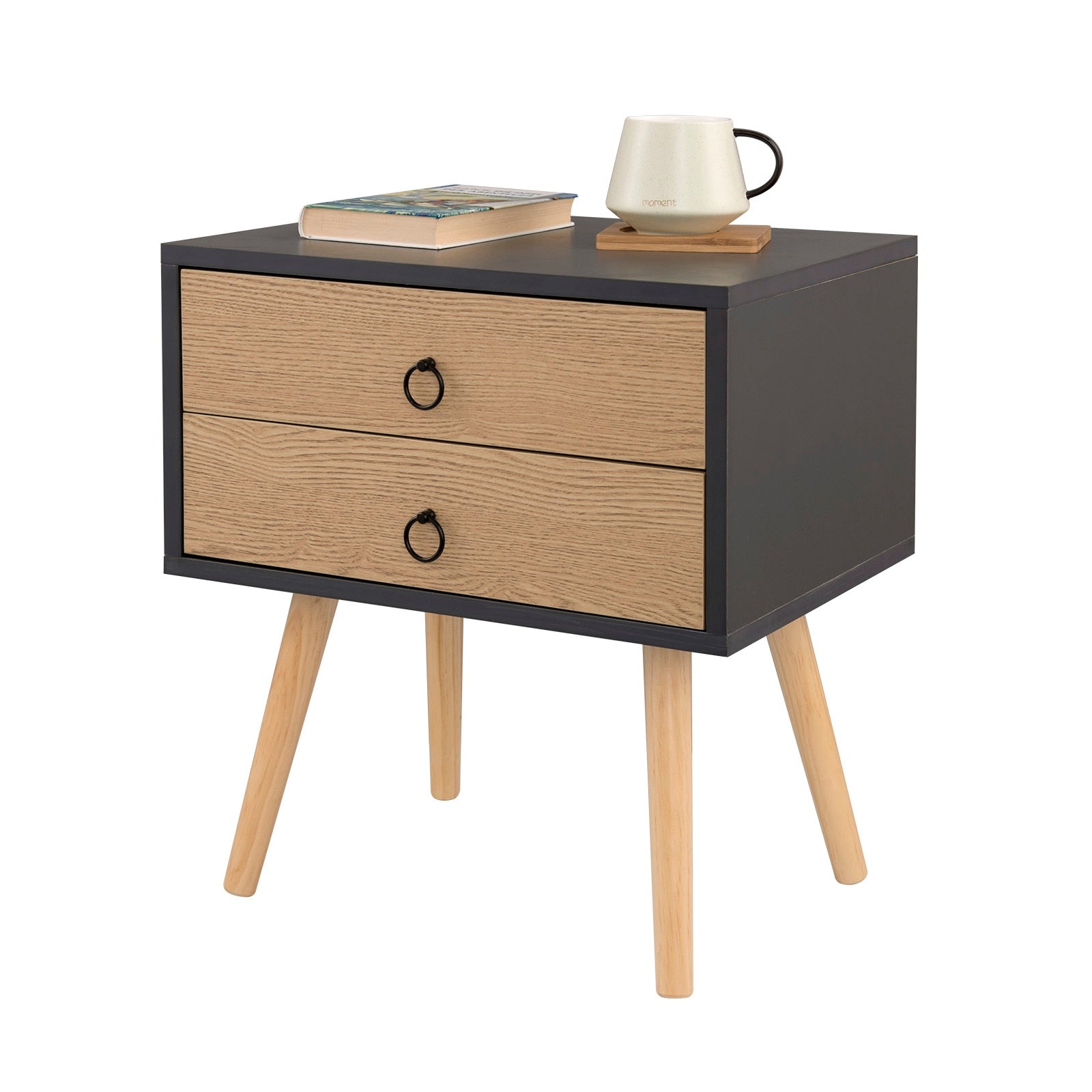 Bedside Cabinet 2 Drawers Nightstands Bedroom Bedside Nachttisch