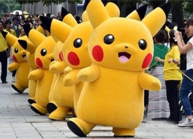 Mascot Costumes Adults High Quality Pikachu Pokemon//Eevee Ibraimi up to 2.60M Mascot Costumes