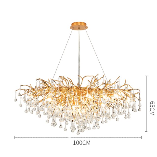 Crystal Chandelier Lighting // Dining Living Room Lights