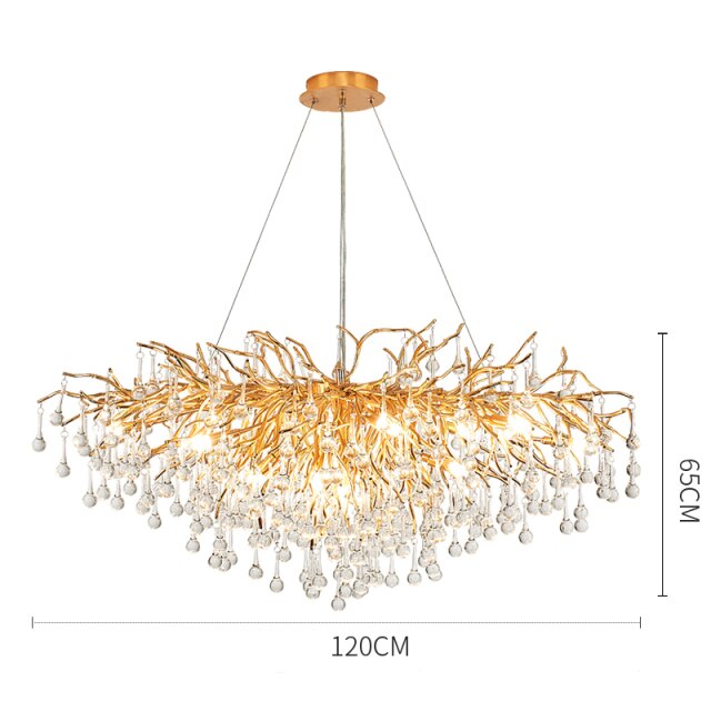 Crystal Chandelier Lighting // Dining Living Room Lights