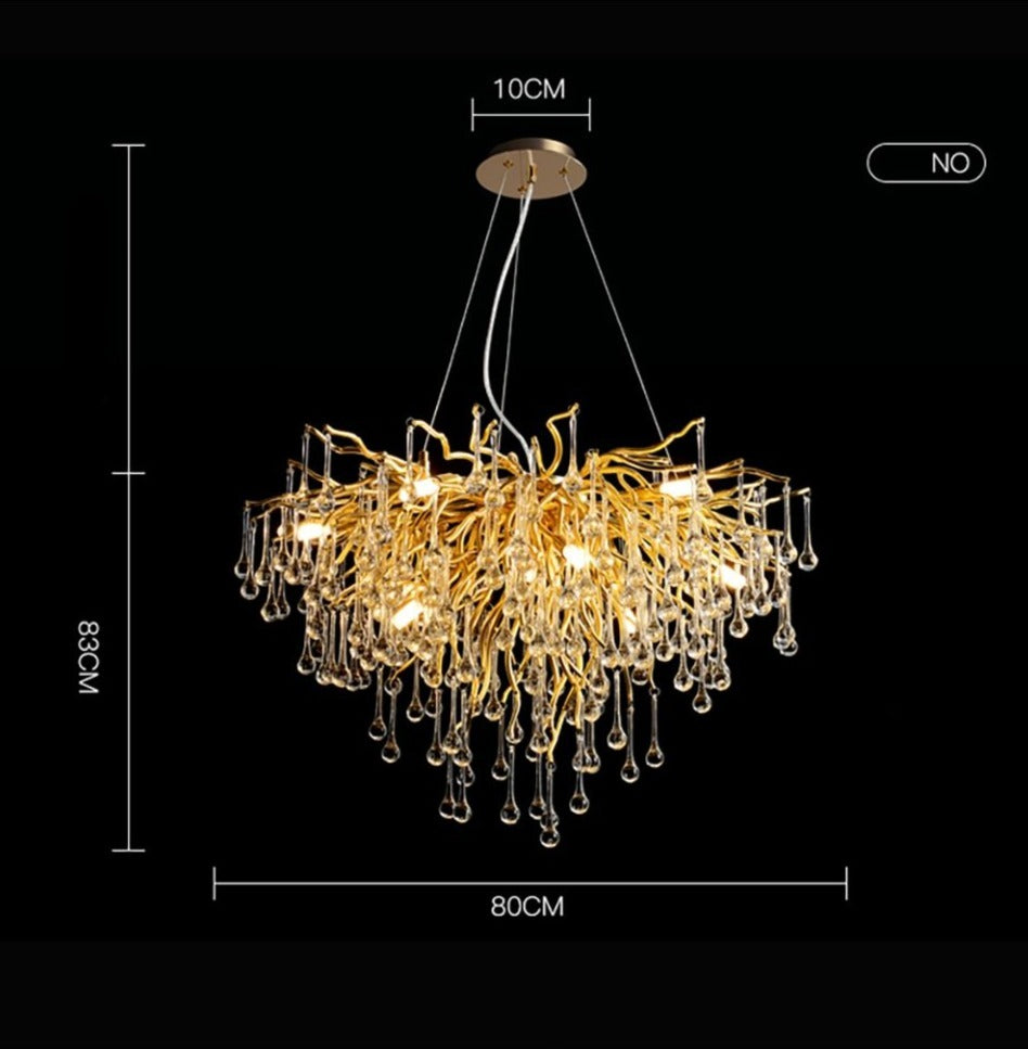 Crystal Chandelier Lighting // Dining Living Room Lights