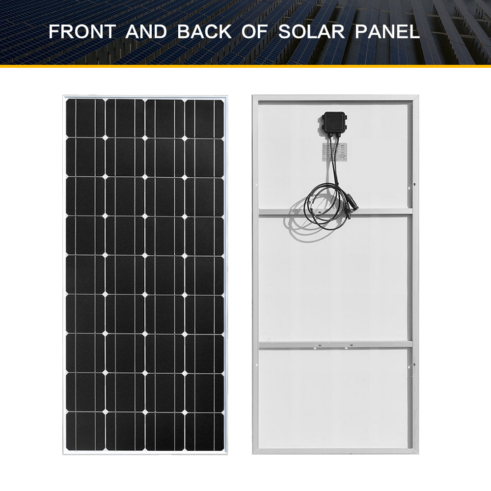 Solar Panel 300 Watt Kit Complete Off-Grid 12V/24V Battery 18 Voltage Cell 150w Charge for Boat Caravan Home Sonnenkollektor