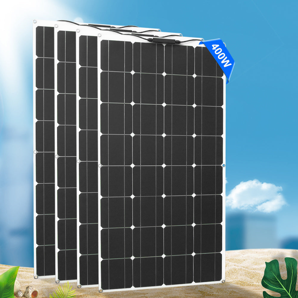 Solar Panel 400W Waterproof Flexible Battery Charger for Caravan RV Home 12V Solar Panel Camping 100W 200W 300W Sonnenkollektor