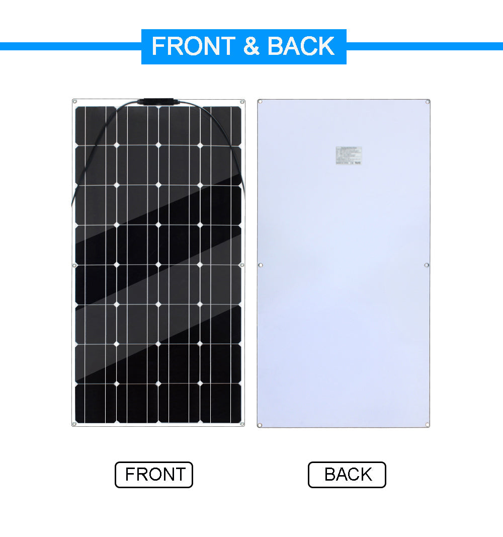 Solar Panel 400W Waterproof Flexible Battery Charger for Caravan RV Home 12V Solar Panel Camping 100W 200W 300W Sonnenkollektor