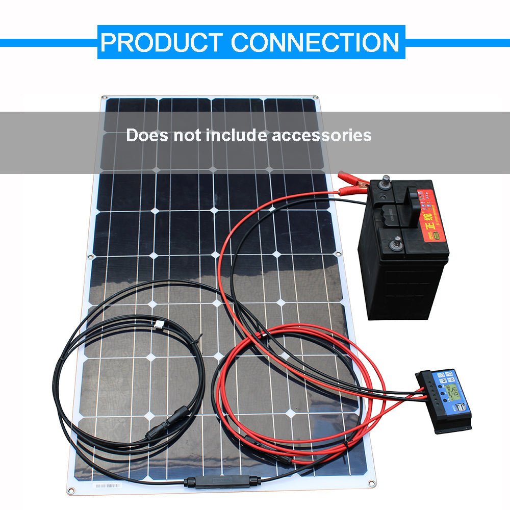 Solar Panel 400W Waterproof Flexible Battery Charger for Caravan RV Home 12V Solar Panel Camping 100W 200W 300W Sonnenkollektor