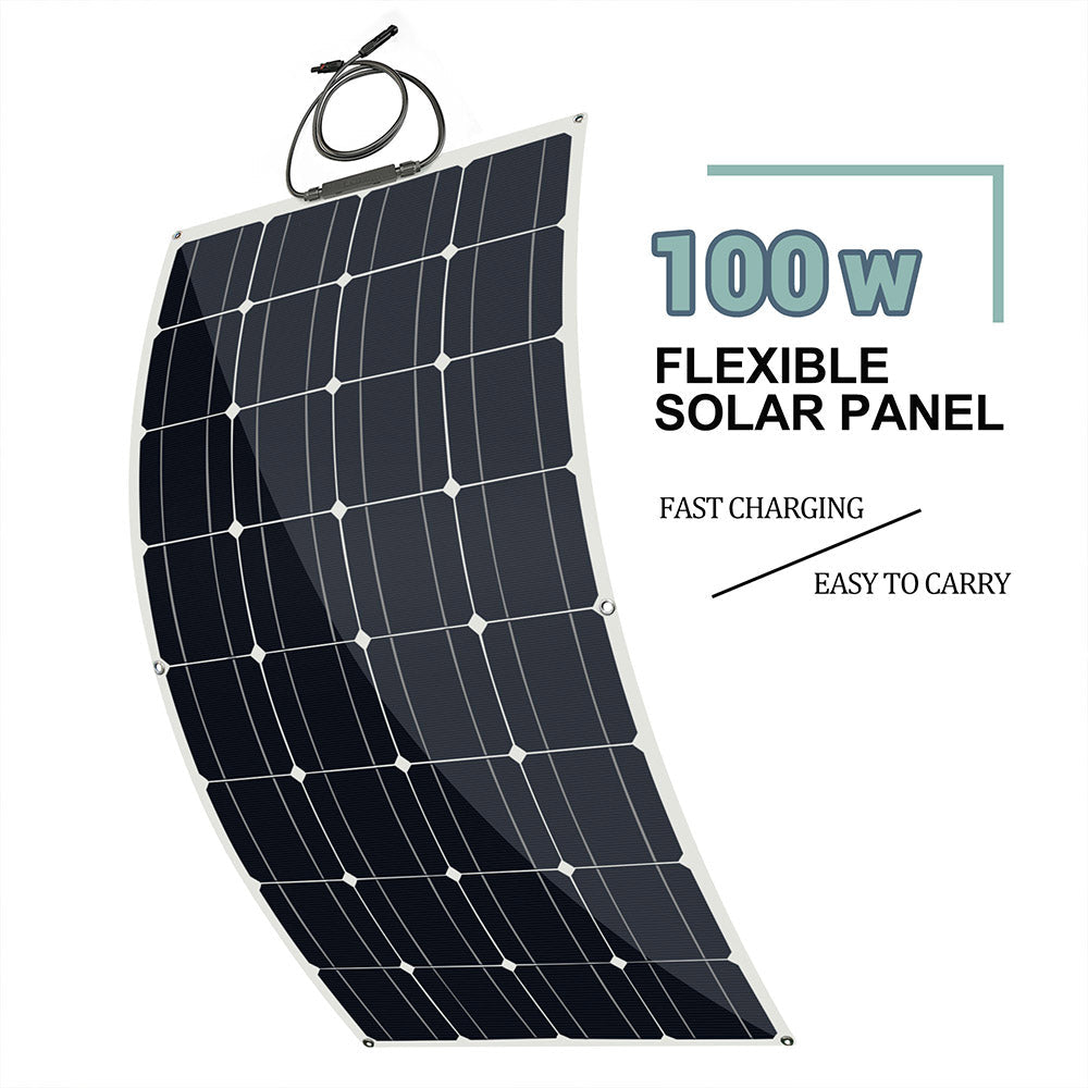 Solar Panel 400W Waterproof Flexible Battery Charger for Caravan RV Home 12V Solar Panel Camping 100W 200W 300W Sonnenkollektor