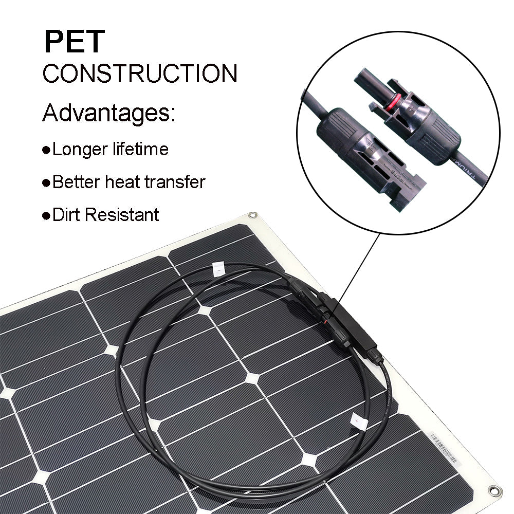 Solar Panel 400W Waterproof Flexible Battery Charger for Caravan RV Home 12V Solar Panel Camping 100W 200W 300W Sonnenkollektor